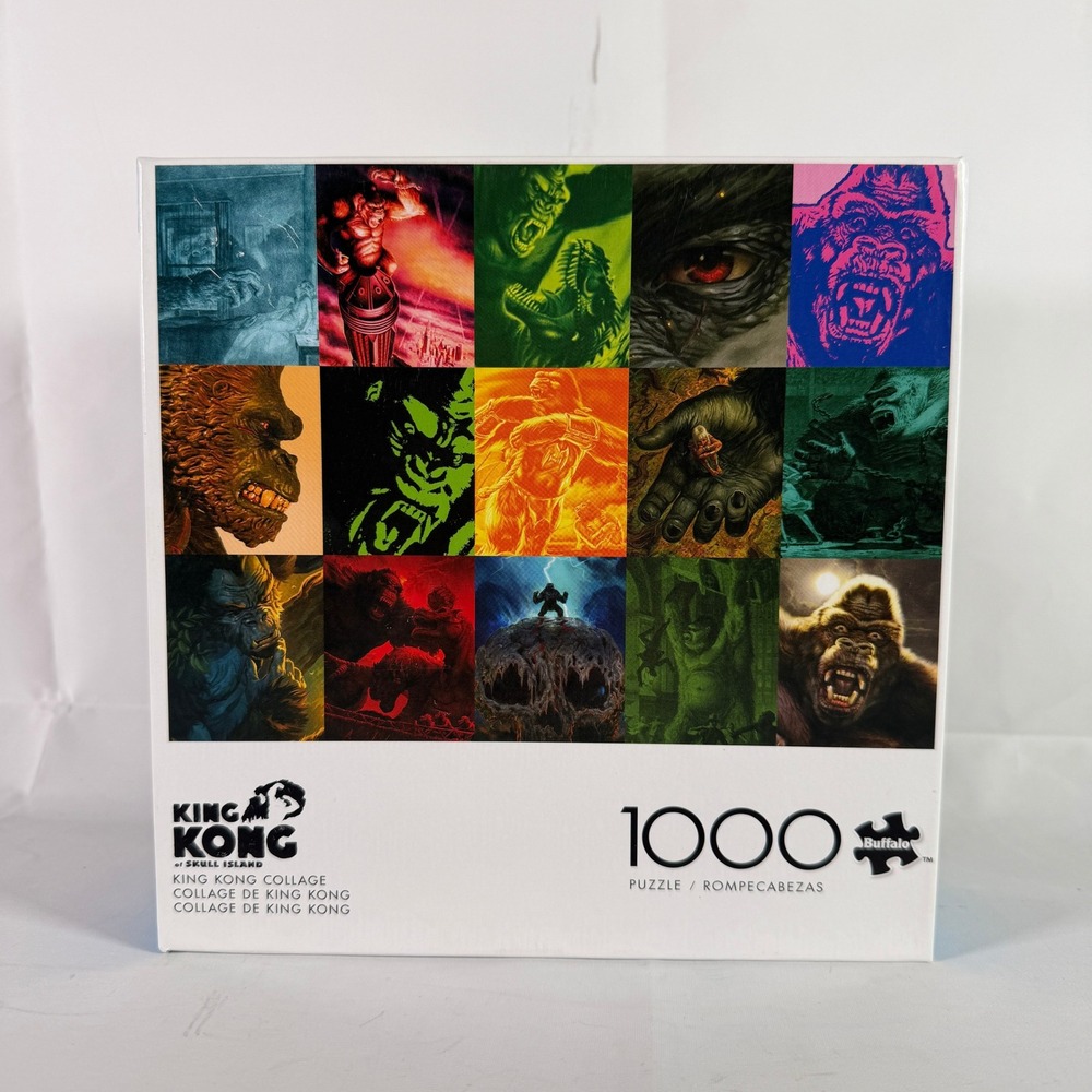 Buffalo Games King Kong of Skull Island Collage Jigsaw Puzzle 1000‎ Piece New